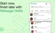 WhatsApp finally gets the message drafts feature, but the drafts don't sync across devices