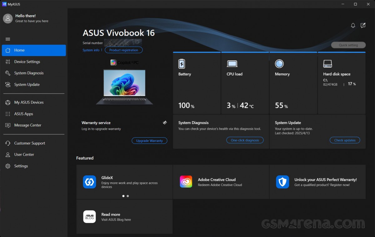 Asus Vivobook 16 X1607QA (Snapdragon X) review
