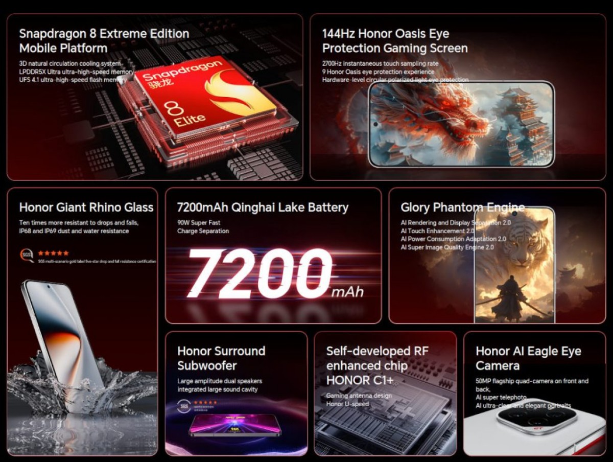 Honor GT Pro launched with overclocked Snapdragon 8 Elite and
