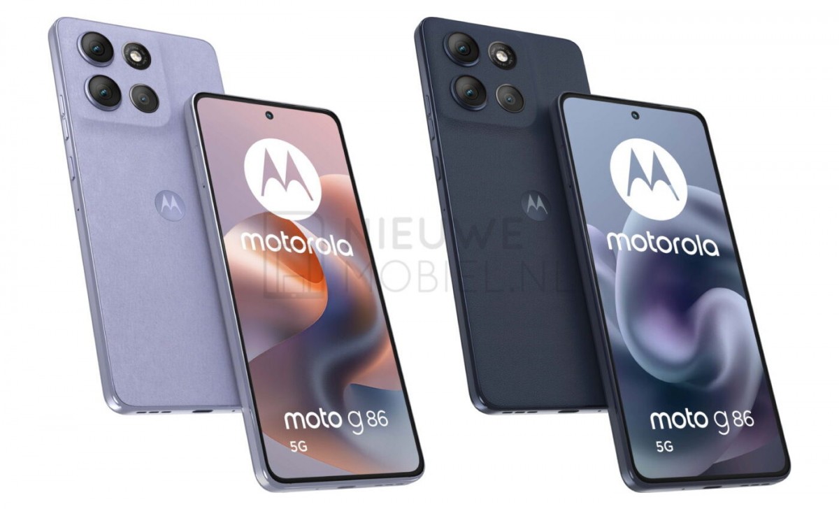 First Moto G86 renders leak showing a surprising design