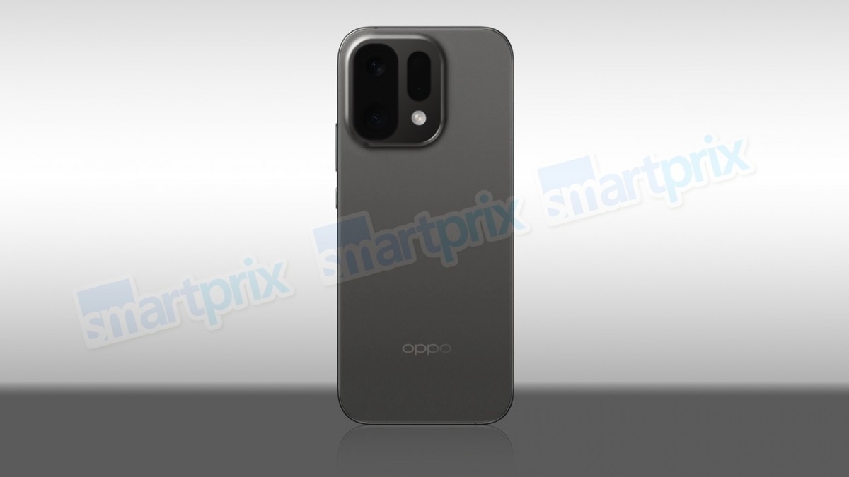 Oppo Reno14 Pro's render and key specs surface