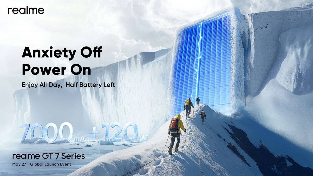 Realme GT 7 has a 7,000mAh battery with 120W charging 