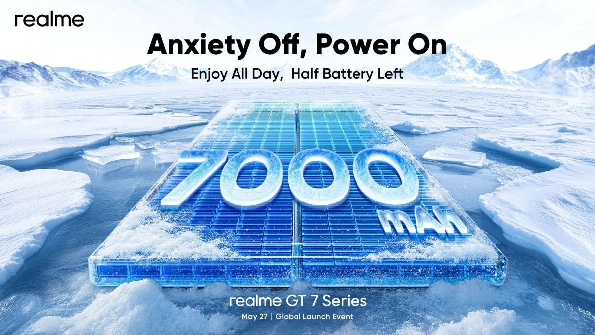 Realme GT 7 has a 7,000mAh battery with 120W charging 