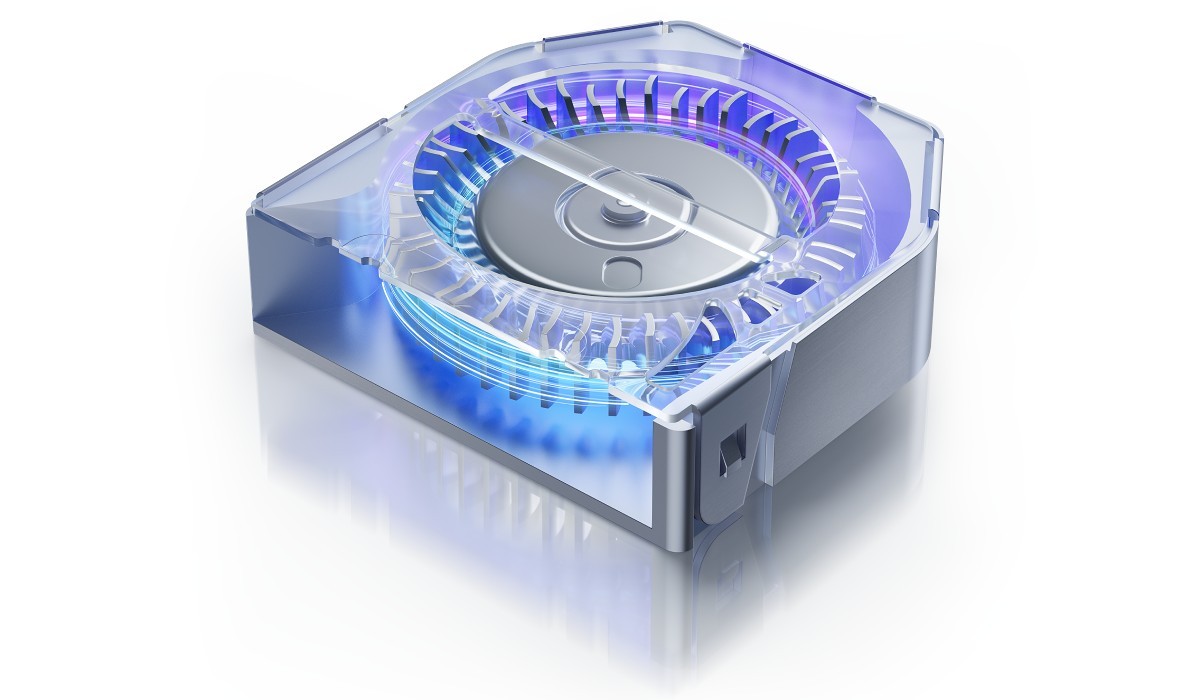 A 23,000 RPM fan and liquid metal directly on the chip