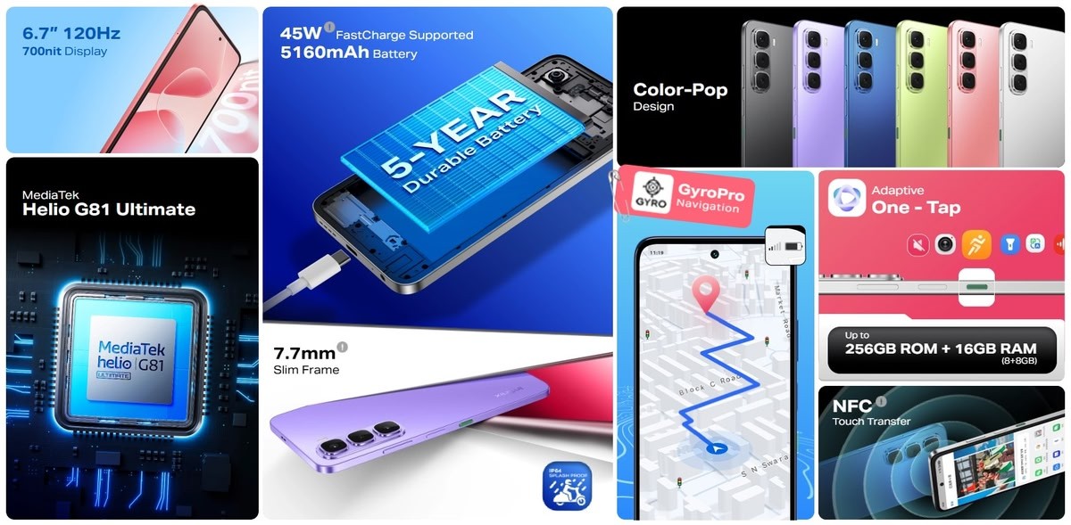 Infinix Hot 60i arrives with 45W fast charging, same Helio G81 chipset