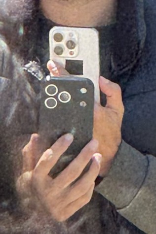 iPhone 16 Pro (top) and alleged iPhone 17 Pro (bottom)