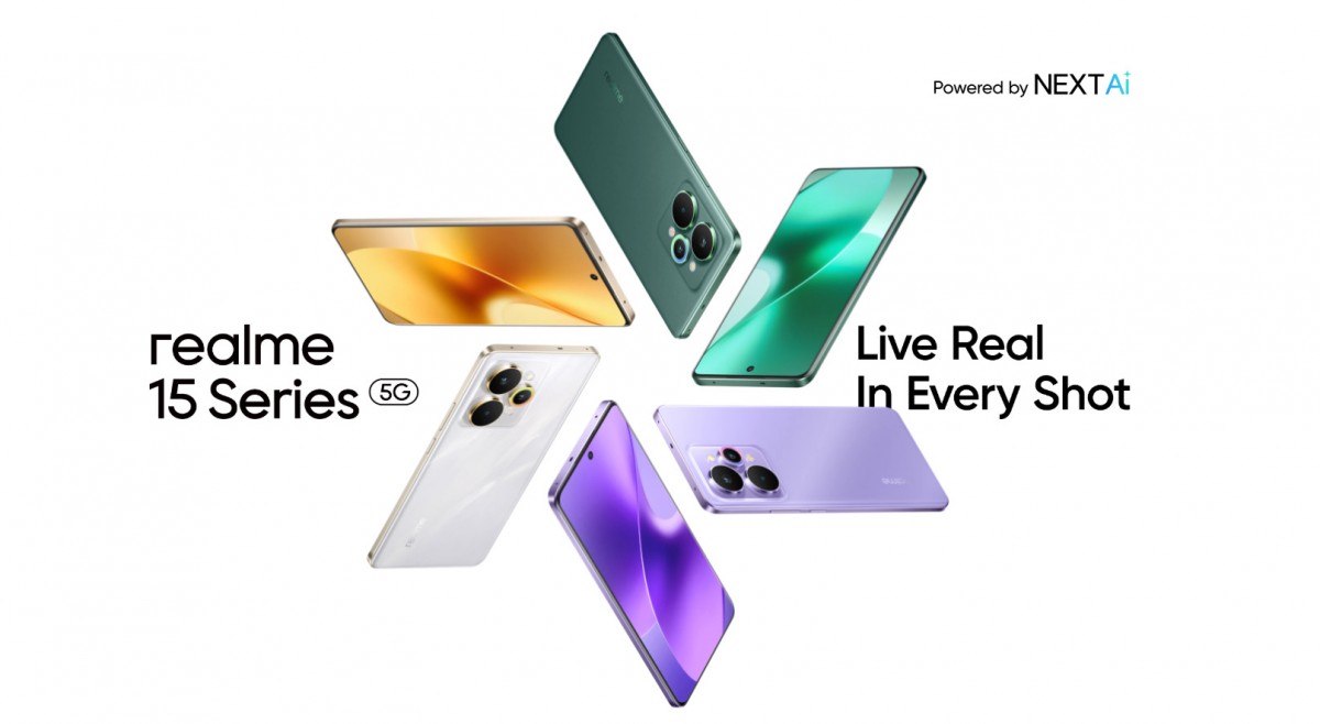 Realme 15 and15 Pro debut with more powerful chipsets and new camearas