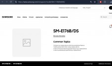 Galaxy A07 (left), Galaxy A17 (center) certifications, Galaxy F17 support page (right)