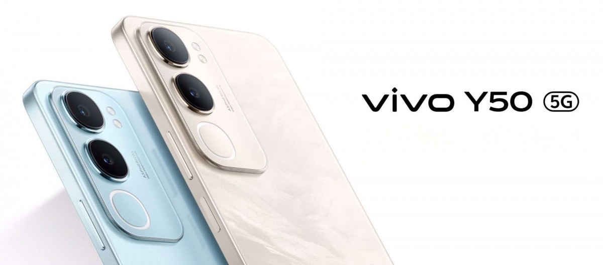 vivo unveils Y50/Y50m 5G - 6,000mAh battery, IP64, entry-level