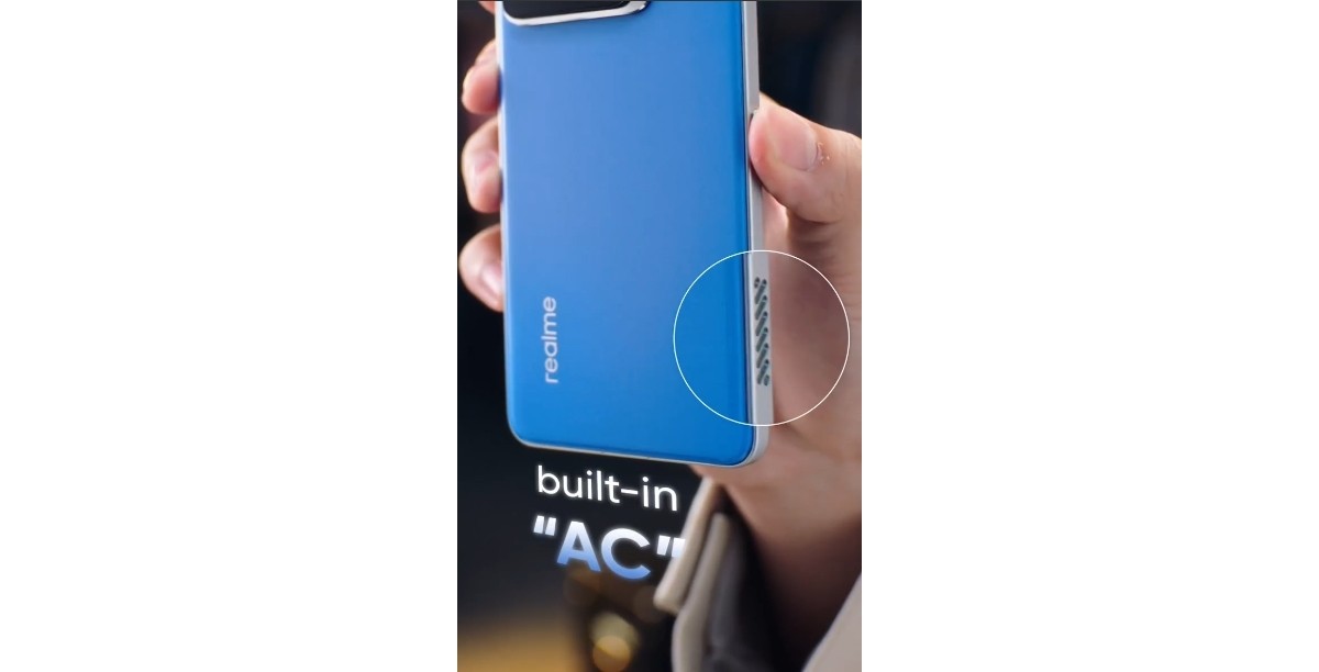 Realme's 10,000 mAh battery phone also has a built-in cooling fan