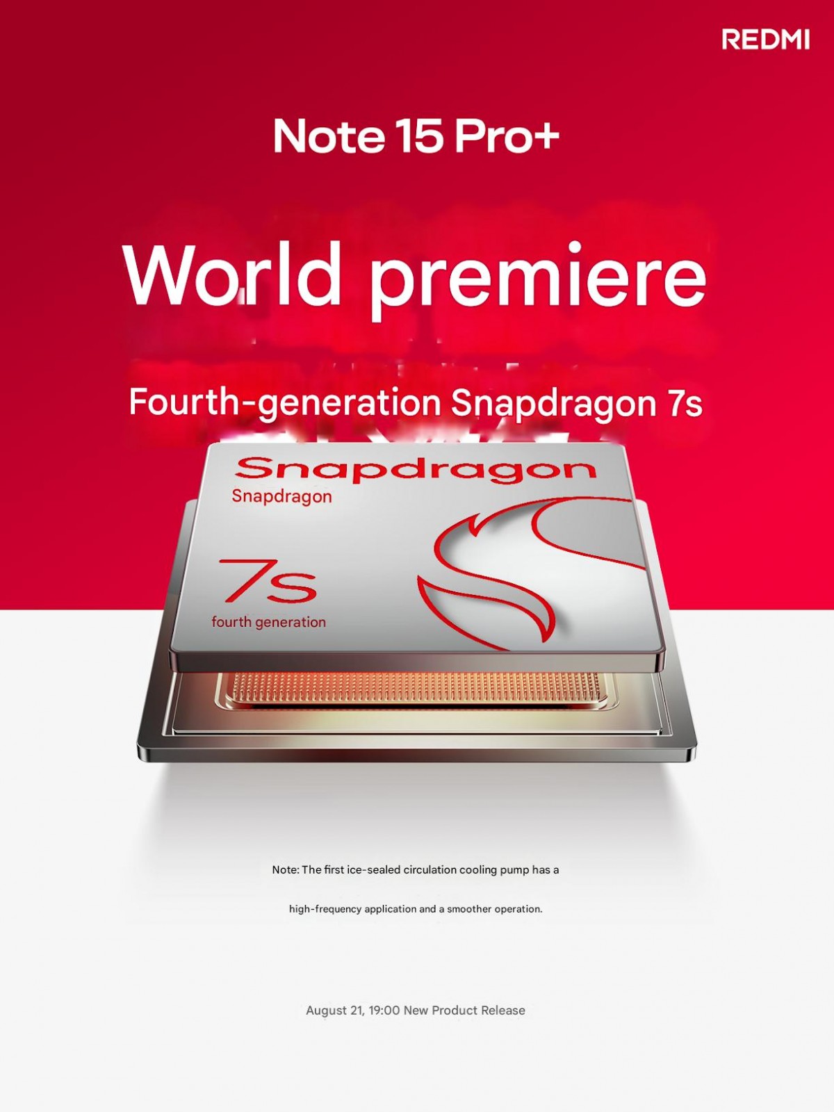 Redmi Note 15 Pro+ will debut the new Snapdragon 7s Gen 4 chip