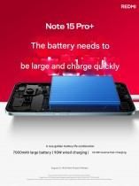 Redmi Note 15 Pro+ key specs teasers (machine translated from Chinese)