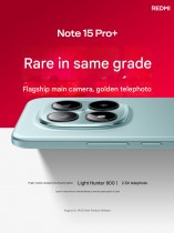 Redmi Note 15 Pro+ key specs teasers (machine translated from Chinese)