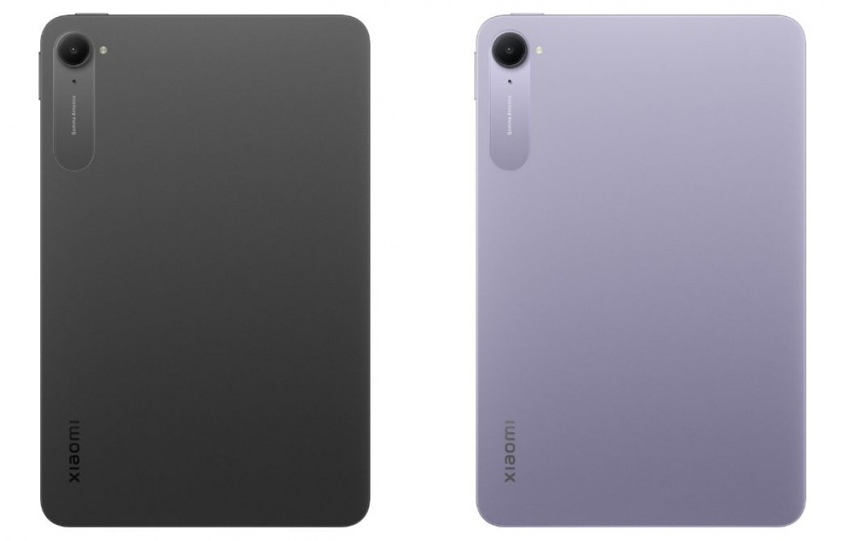 Xiaomi Pad mini in Gray and Purple colors