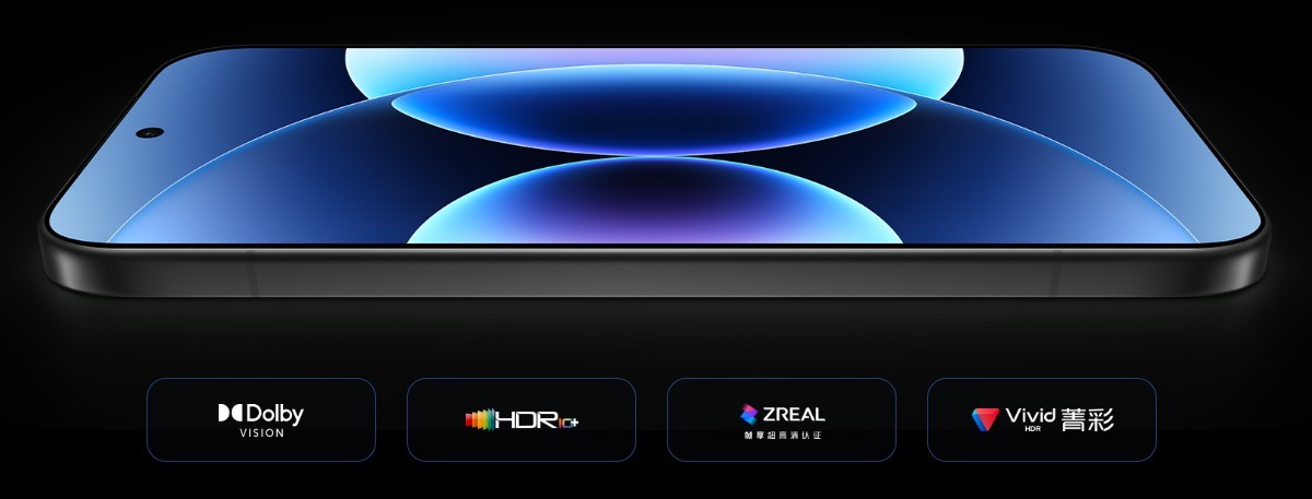 The Xiaomi 17 Pro has a 6.3” 1-120Hz LTPO displays