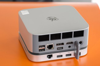 Sitting on top or under the mini-PC