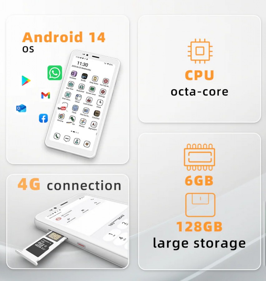 Bigme HiBreak S pairs a color E Ink display with LTE support and Bigme HiBreak S pairs a color E Ink display with LTE support and