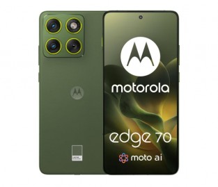Motorola Edge 70 in Pantone Bronze Green