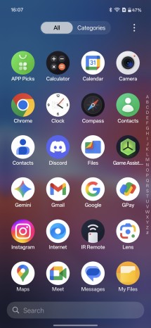 App drawer