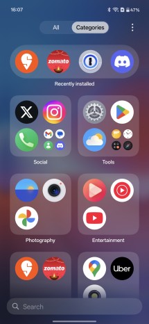 App drawer