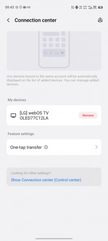 Connection Center - vivo OriginOS 6 Global hands-on