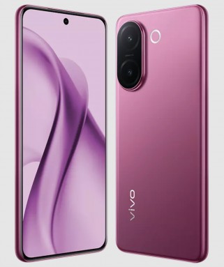 vivo V60e in Elite Purple and Noble Gold