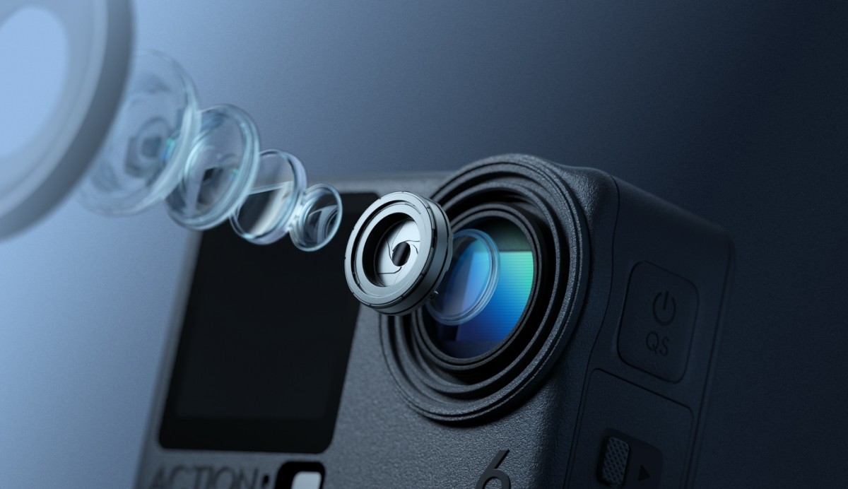 The DJI Osmo Action 6 is here with variable aperture and a 1/1.1'' type sensor