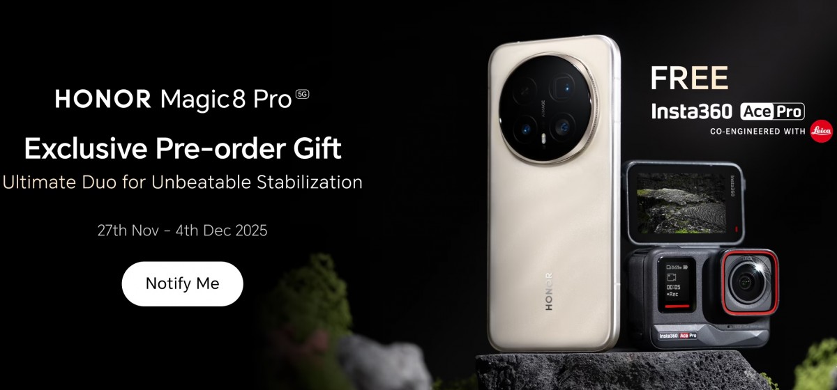 Honor Magic8 Pro to go global on November 27