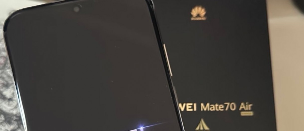 Huawei Mate 70 Air poses for the camera - GSMArena.com news