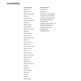 iPhone Pocket has a long compatibility list