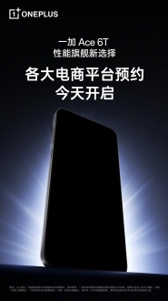 OnePlus Ace 6T teasers
