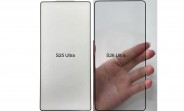 Samsung Galaxy S26 Ultra's screen protector gets compared to the S25 Ultra's