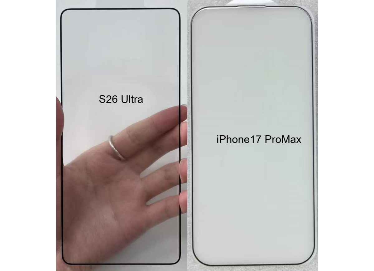 Samsung Galaxy S26 Ultra's screen protector gets compared to the S25 Ultra's