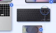 Samsung's new Smart Keyboard can connect to three devices over Bluetooth, has a DeX key