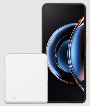 nubia Flip3 in White and Black color options