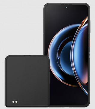 nubia Flip3 in White and Black color options