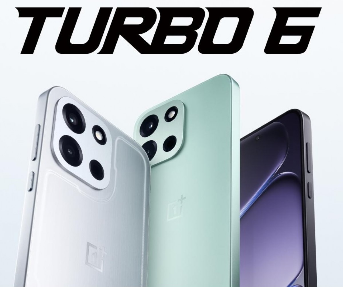 OnePlus Turbo 6 and Turbo 6V to debut on January 8, design and key specs  revealed - GSMArena.com news