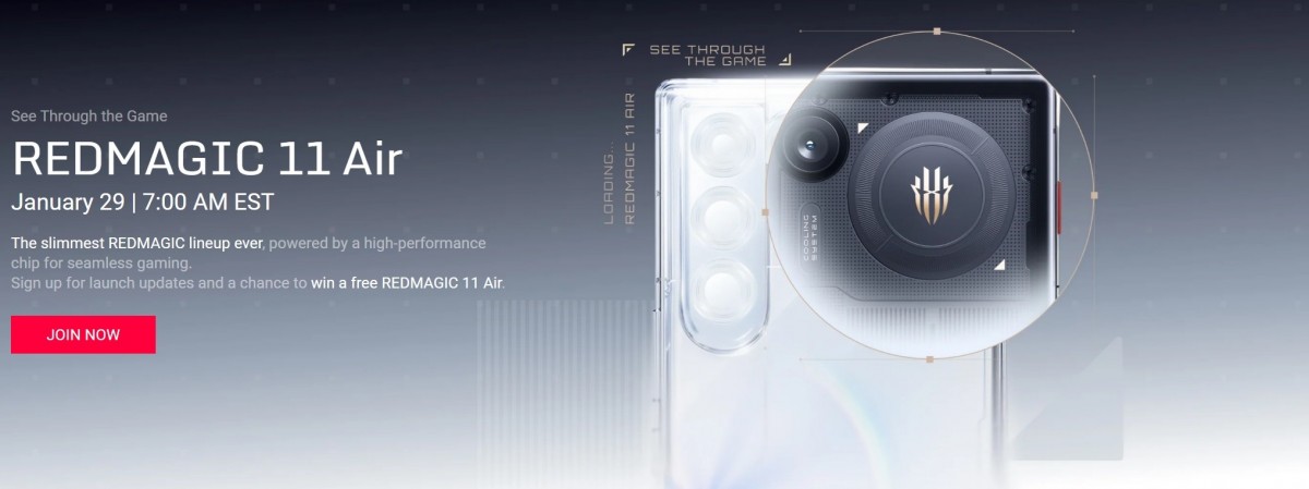 Nubia RedMagic 11 Air global launch confirmed