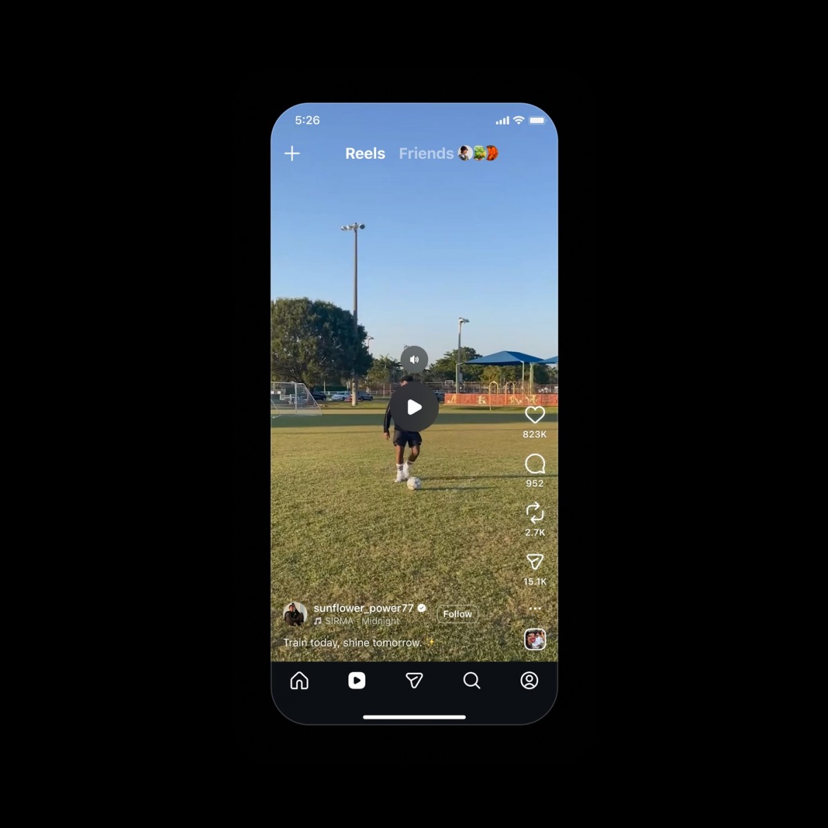 Instagram Reels duraklatma özelliği