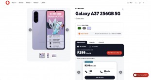 Samsung Galaxy A37 ve A57 Vodafone Güney Afrika listesi