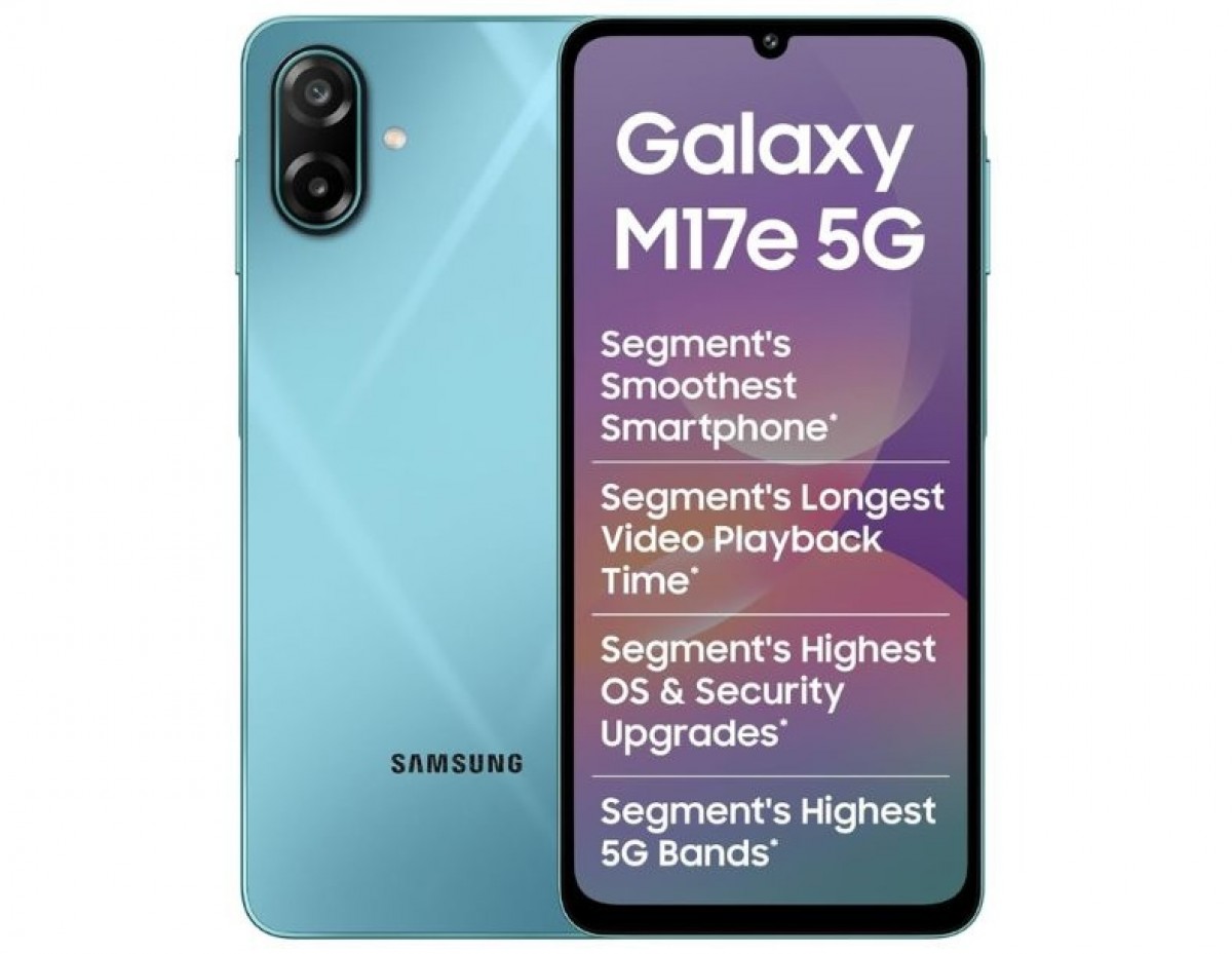 Samsung Galaxy M17e ön tasarım