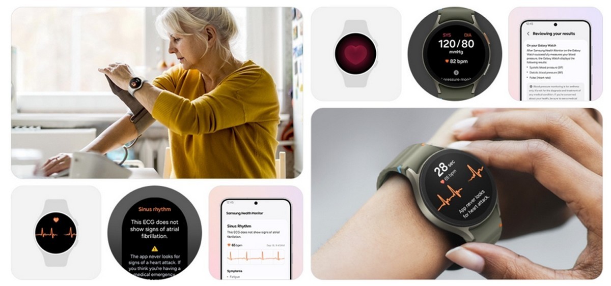 Samsung Galaxy Watch kan basıncı ölçümü