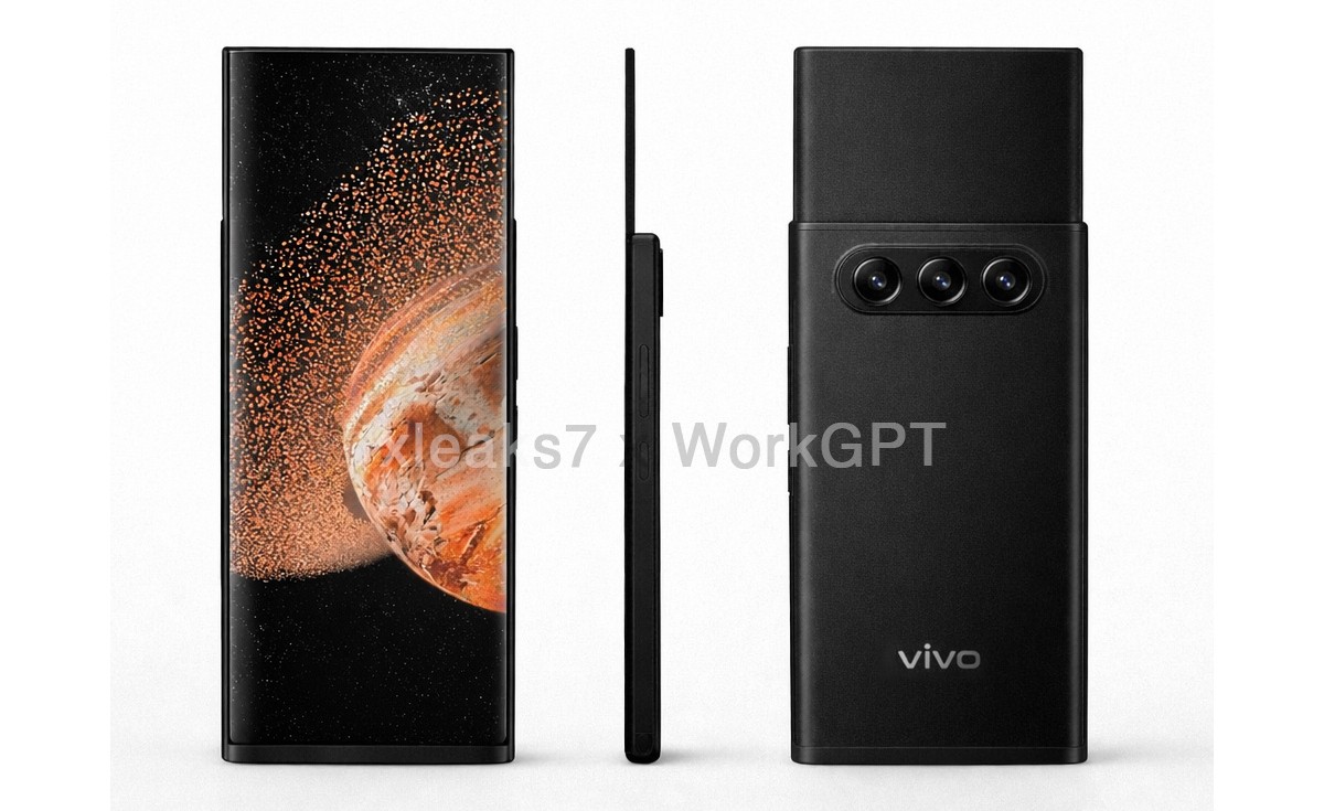 Vivo dikey sarılabilir telefon patenti