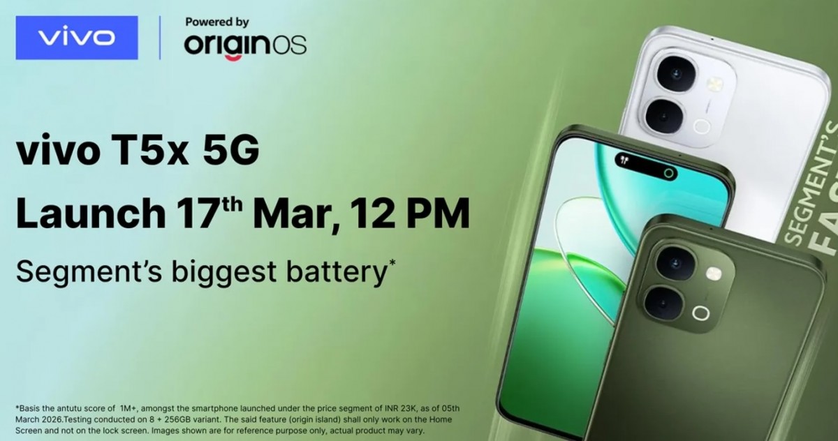 vivo T5x 5G tanıtım görseli
