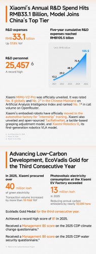 Xiaomi finansal raporu grafikleri