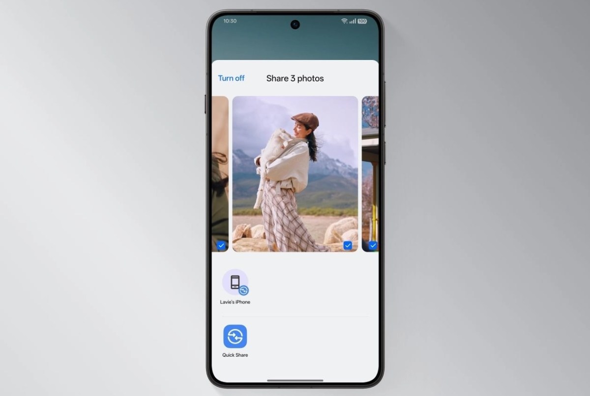 Vivo X300 Ultra AirDrop destekli Quick Share