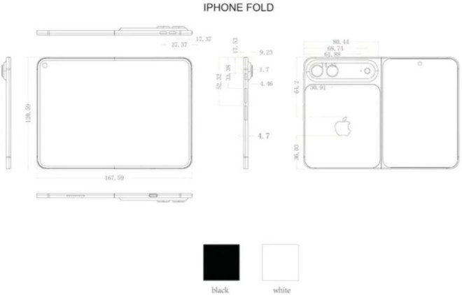 Apple iPhone Fold/Ultra şeması