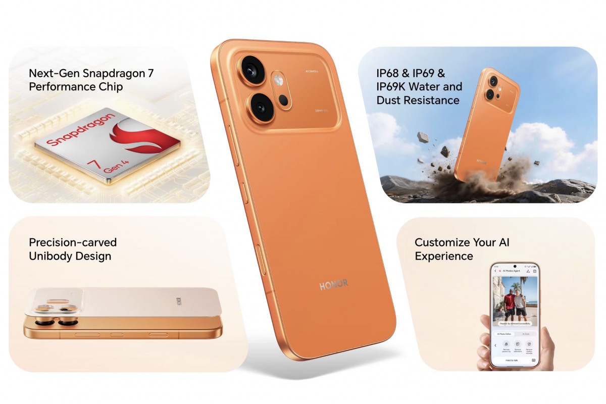 Honor 600 and 600 Pro arrive with 200MP cameras, IP69K ratings and bold new  designs - GSMArena.com news