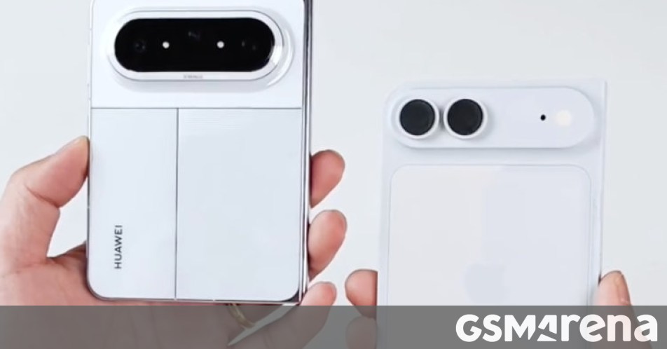 iPhone Ultra gets compared to the Huawei Pura X Max - GSMArena.com