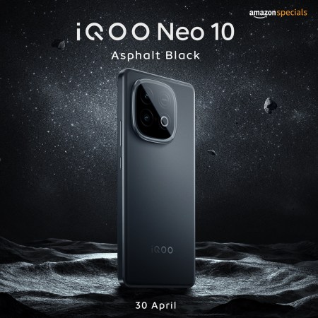 iQOO Neo 10 shown off in new Asphalt Black color - GSMArena.com news